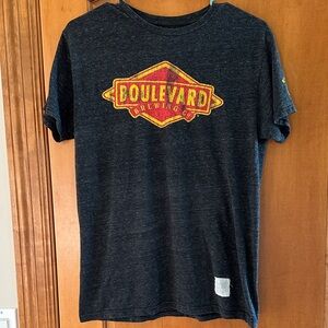 Original Retro Brand Navy Boulevard Brewing Co. Tee